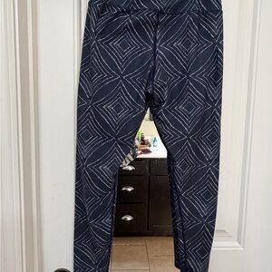 Maurices Navy Geometric Print Leggings
